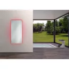 Sanotechnik E-ROM elektromos design radiátor, tükör (digitális termosztáttal, érintőgombos vezérléssel, távirányítóval)