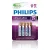 Philips Lítium Ultra Mikro Elem AAA (FR03LB4A/10) (1,5V) B4