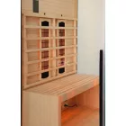 Sanotechnik BILLUND 2 kétszemélyes infraszauna, 1,85 kW