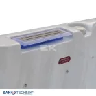 SanotechnikHAWAII kültéri medence, gyöngyházfehér