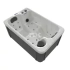 Sanotechnik SPLIT kültéri masszászmedence, gyöngyházfehér