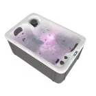 Sanotechnik SPLIT kültéri masszászmedence, gyöngyházfehér