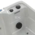 Sanotechnik SPLIT kültéri masszászmedence, gyöngyházfehér