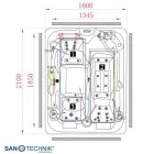 Sanotechnik - FIJI kültéri medence