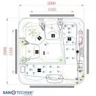 Sanotechnik - TAHITI kültéri medence
