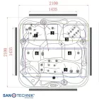 Sanotechnik - TIROL kültéri medence