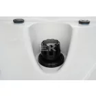 Sanotechnik PALERMO kültéri medence, gyöngyházfehér