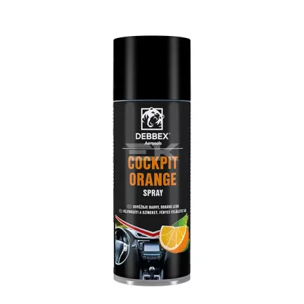 DenBraven Debbex Műszerfalápoló Cockpit spray (Narancs) 400ml