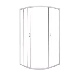   Sanotechnik Íves sarokkabin két tolóajtóval, fehér, 80 cm