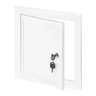 DenBraven Szervizajtó PVC zárral 600x600mm fehér