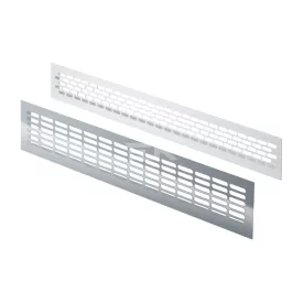 DenBraven Aluminium szellőzőrács 480x60mm fehér