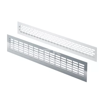 DenBraven Aluminium szellőzőrács 480x80mm fehér