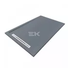 Zuhanytálca, West Freya 90x90 cm, gris