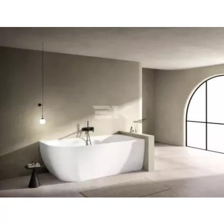 Kád, Aquatrend Monaco jobbos akril aszimmetrikus térkád fehér lefolyóval 170x80