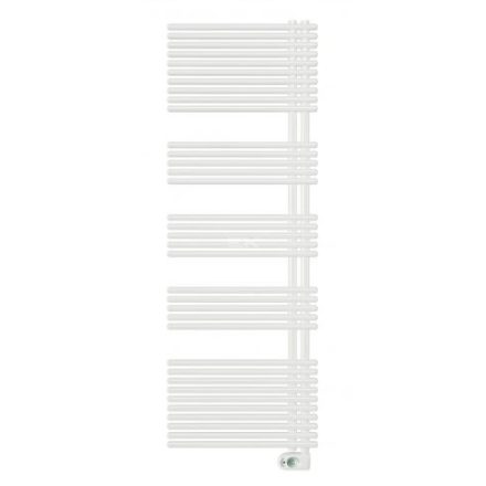 Sanotechnik E-WIEN elektromos fürdőszobai design radiátor, egyenes, fehér (digitális termosztáttal)