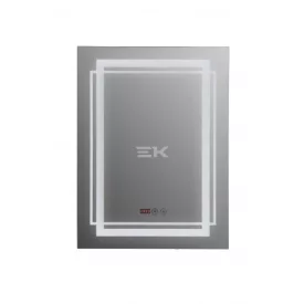   Sanotechnik Tükör indirekt LED-es megvilágítással, érintőkapcsolóval, órával, hőmérővel, páramentesítő fűtéssel